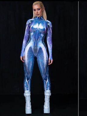 Badinka Icepeak Galaxy Zip-Front Long Sleeve Bodysuit